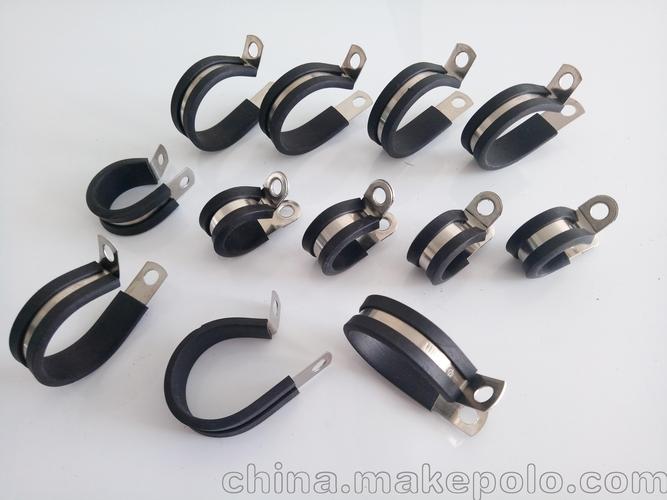 蘭州福萊通R型不銹鋼包膠線夾13mm 汽車線束卡子的批發(fā)優(yōu)選與行業(yè)應(yīng)用